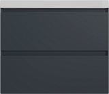Style Line Тумба с раковиной Манхэттен 70 Plus подвесная эмаль графит матовая